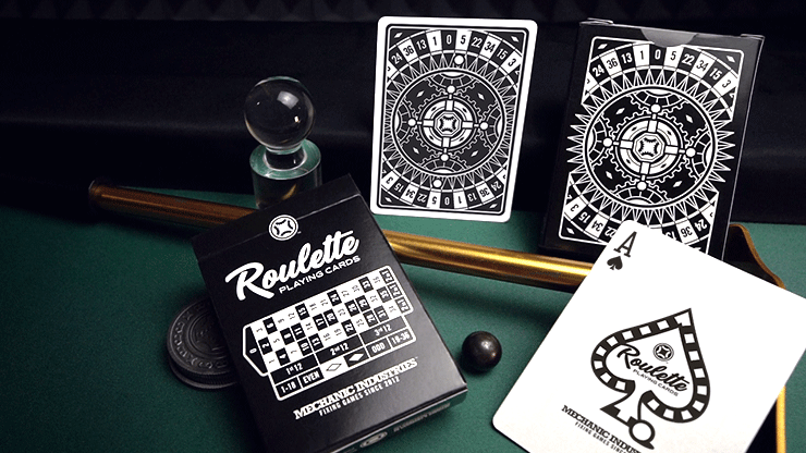Bullets Playing Cards, Tapis de Roulette, Différentes Tailles