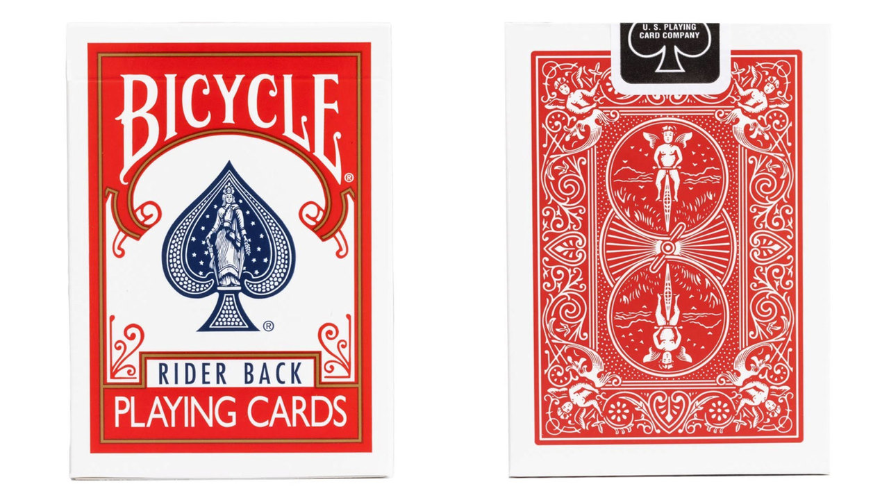 Bicycle Empty Tuck Box Classic Red