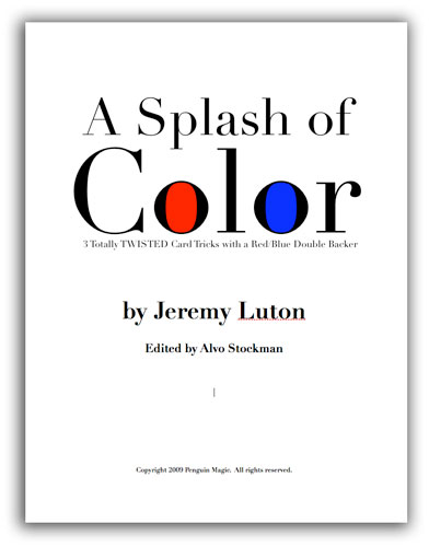 Splash of Color: 3 TWISTED Card Tricks with a Red/Blue Double