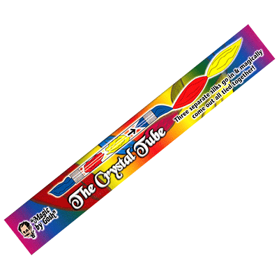 SOLOMAGIA Crystal Tube Deluxe - Gioco Di Magia Con Foulard - Tubo Trasparente Per Trucco Semplice E Visuale - Adatto A Maghi Principianti Ed Esperti