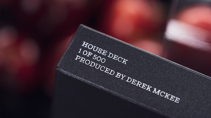 Cherry Casino House Deck Playing Cards True Black (Black Hawk) by