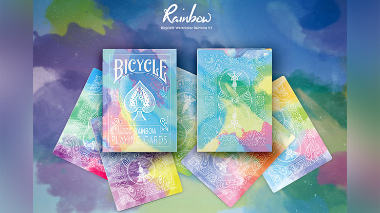 Bicycle Rainbow (Cedar) Playing Cards by TCC