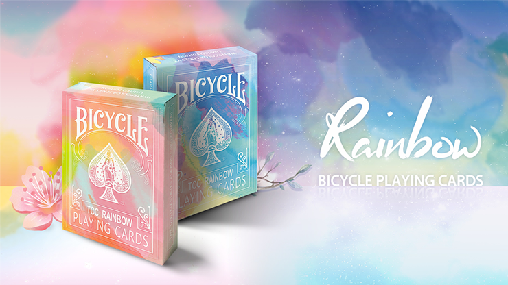 Bicycle Rainbow (Cedar) Playing Cards by TCC