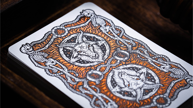 666 Dark Reserves (Bronze Foil) Playing Cards by Riffle Shuffle