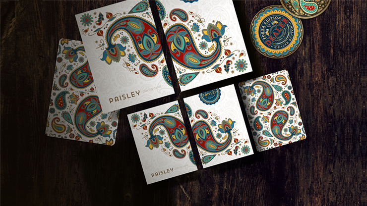 Paisley playing cards ペイズリー 新品12デック Paisley Royals Purple Playing Cards by Dutch Card House | X-Decks