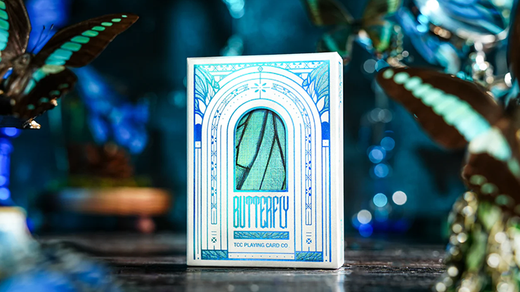 Morpho Playing Cards 3色セット Prism Blue Morpho Playing Cards by TCC Fashion